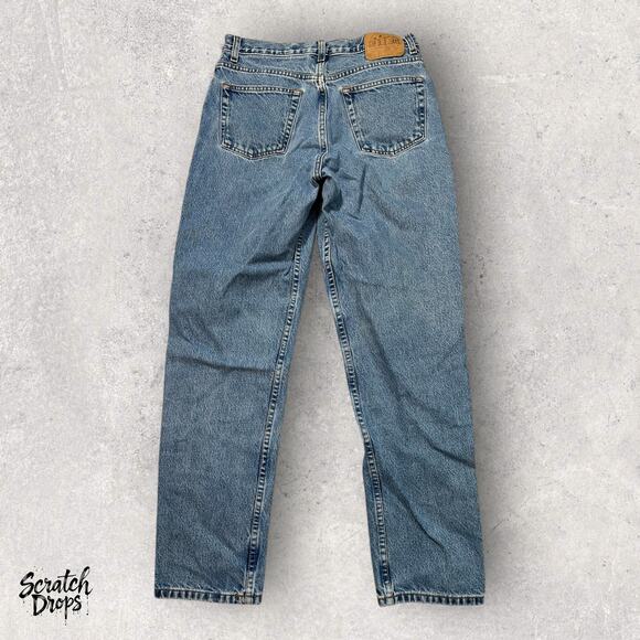 Vintage High-Waisted Blue Denim Jeans Women's Size W31 L29 Classic Retro Style - Picture 2 of 4